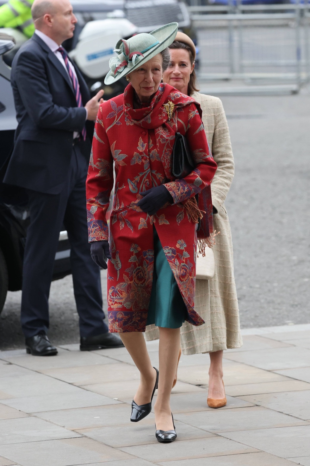 Die starke Frau der Royals: Prinzessin Anne kam ohne Ehemann zum Gottesdienst. © IMAGO / i Images
