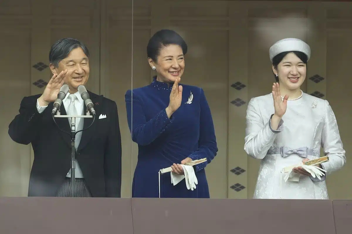 Prinzessin Aiko mit ihren Eltern Kaiser Naruhito und Kaiserin Masako