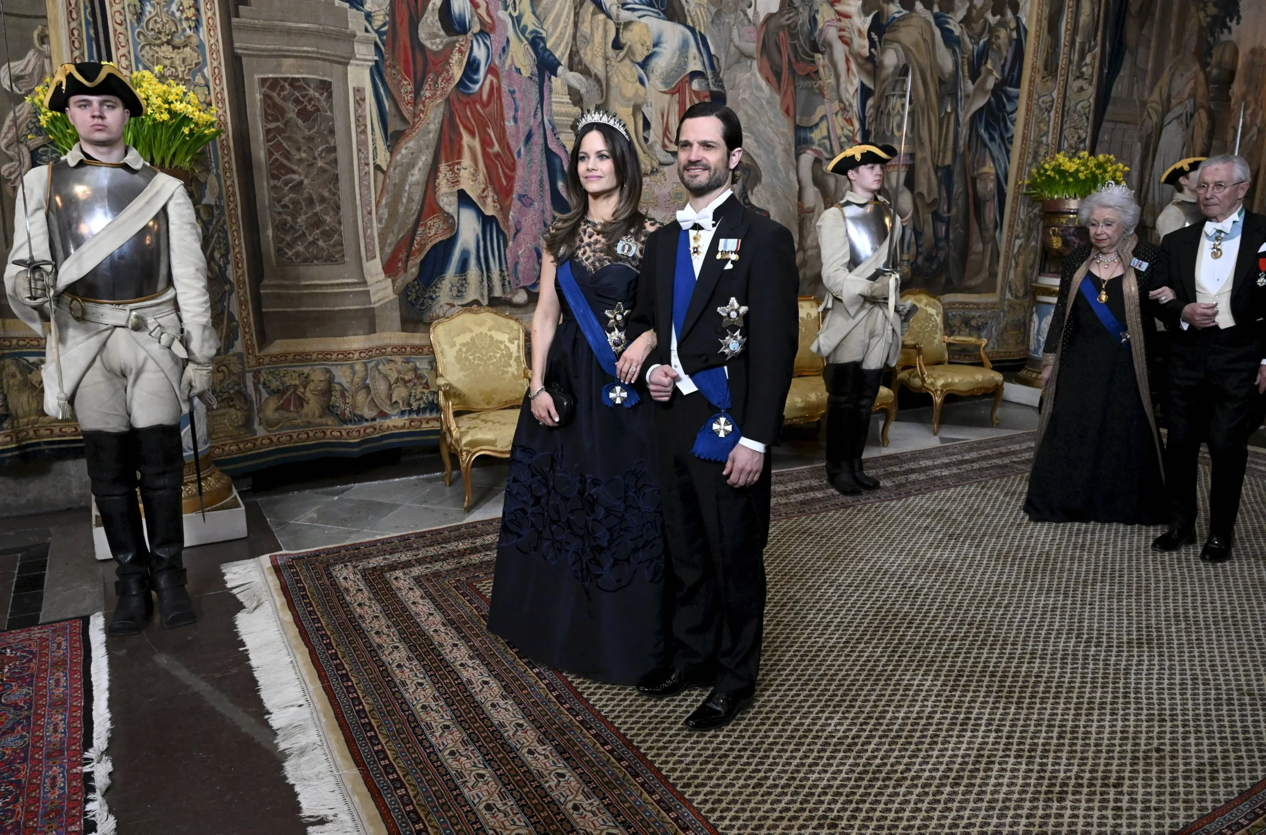 Prinzessin Sofia von Schweden trägt ein Kleid von Oscar de la Renta