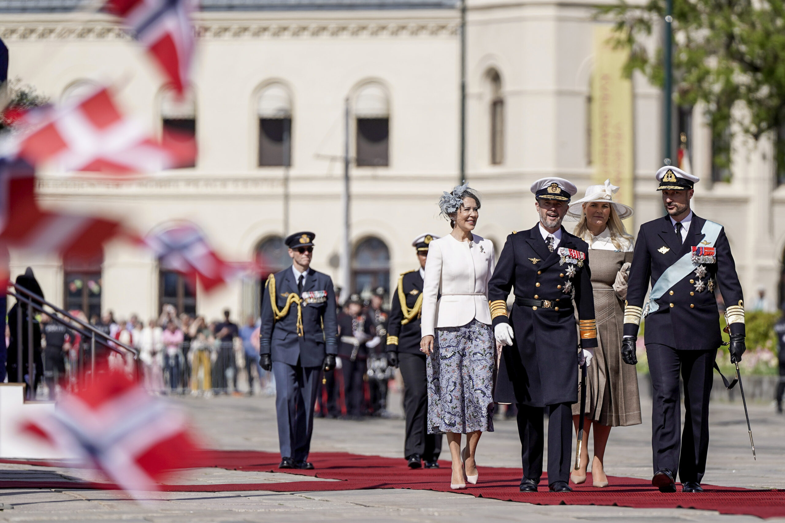 Königin Mary und König Frederik in Norwegen zum Staatsbesuch