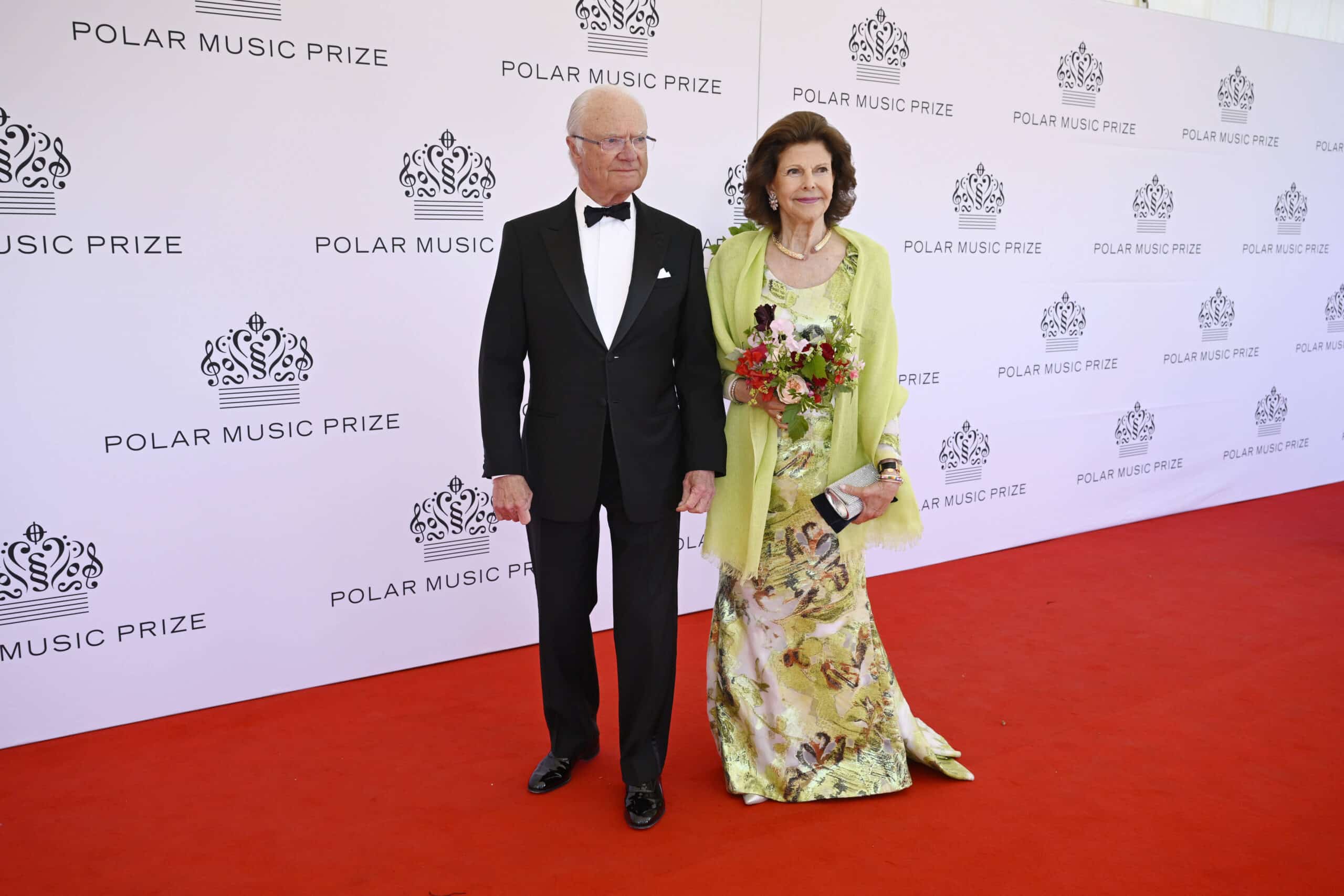 Königin Silvia und König Carl Gustaf beim Polar Music Prize