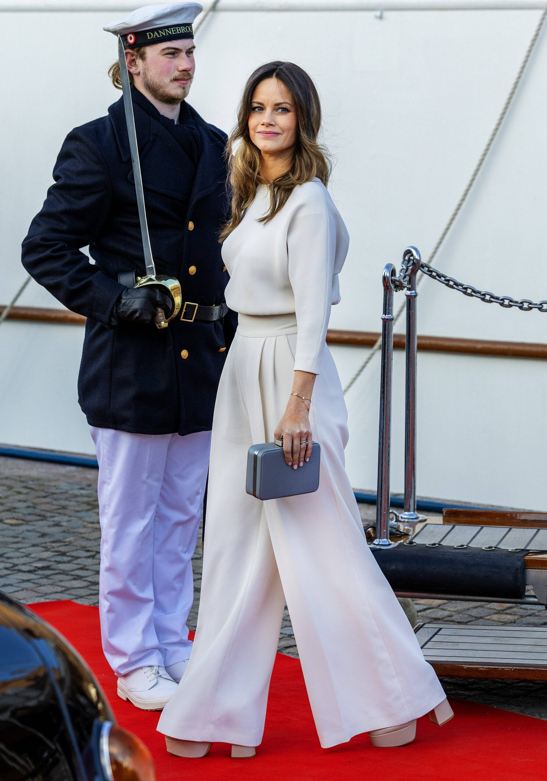 Prinzessin Sofia von Schweden beim Abschiedsessen auf dem Königsschiff