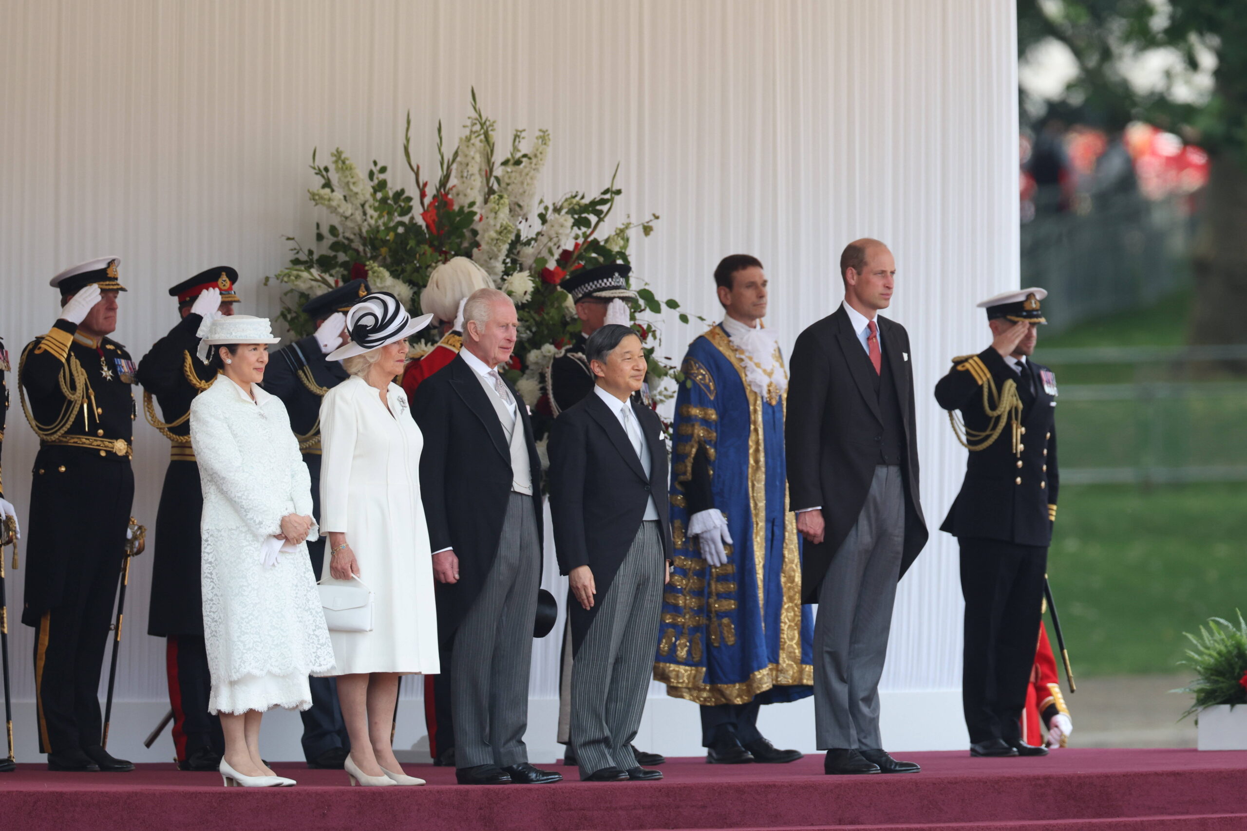 Japanisches Kaiserpaar zum Staatsbesuch in England