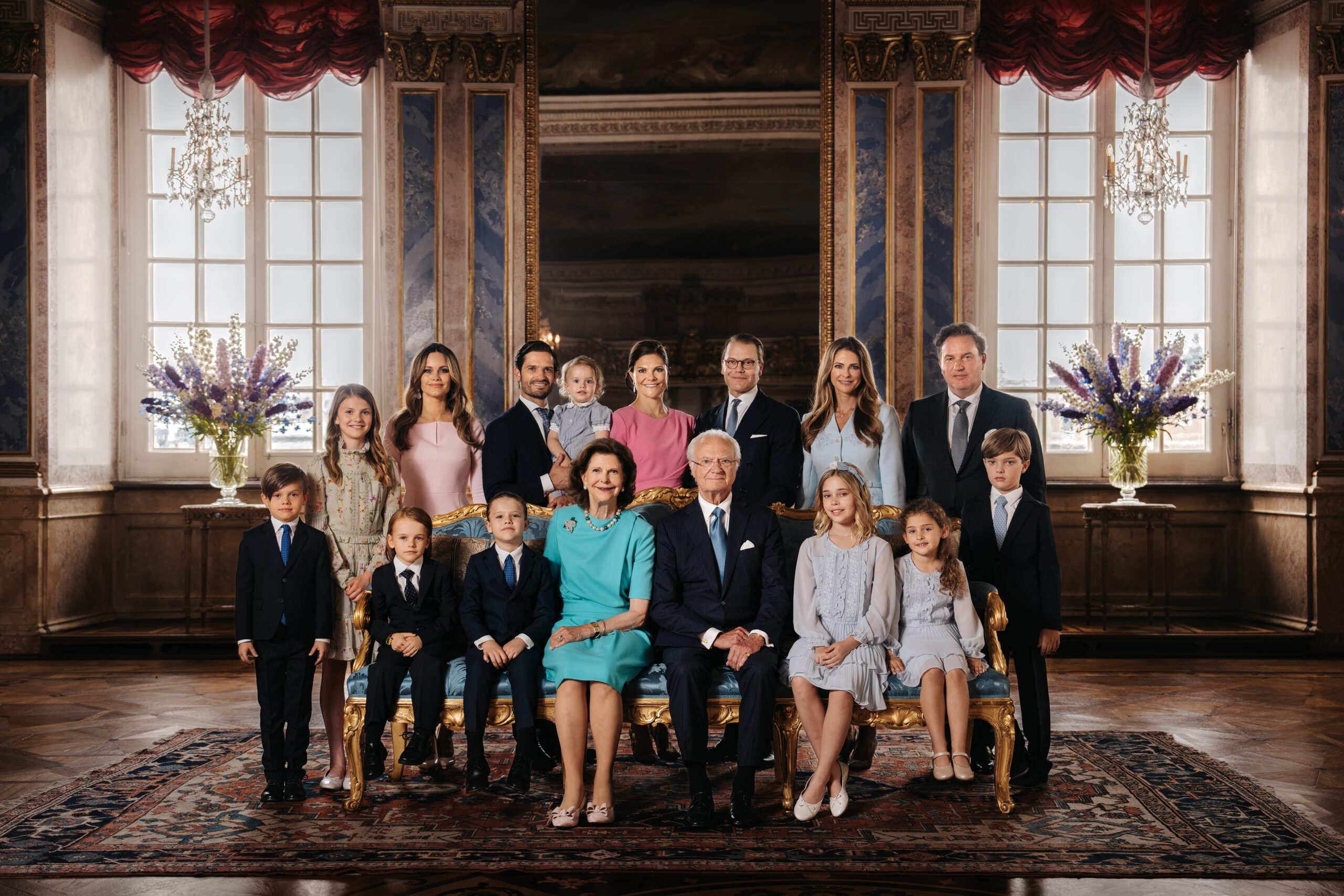 Familienfoto schwedische Royals