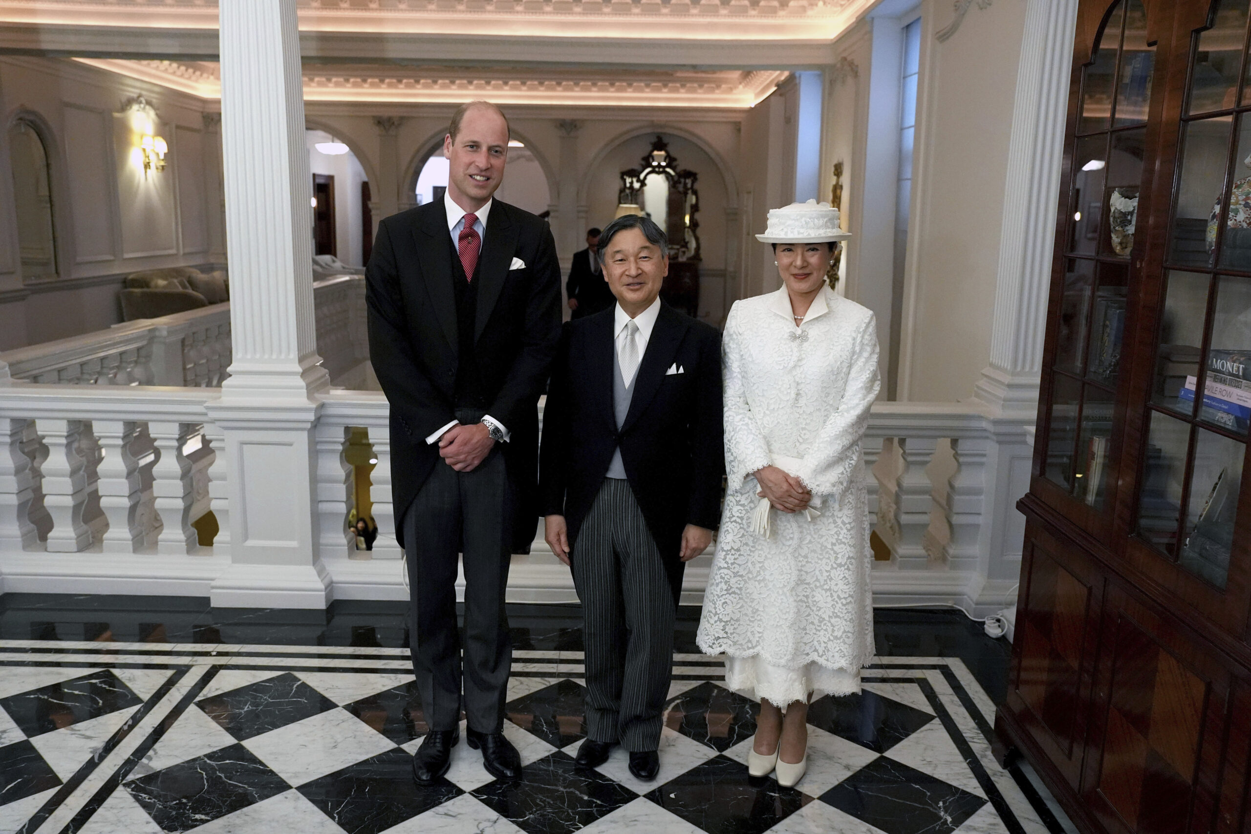 Prinz William, Kaiser Naruhito und Kaiserin Masako