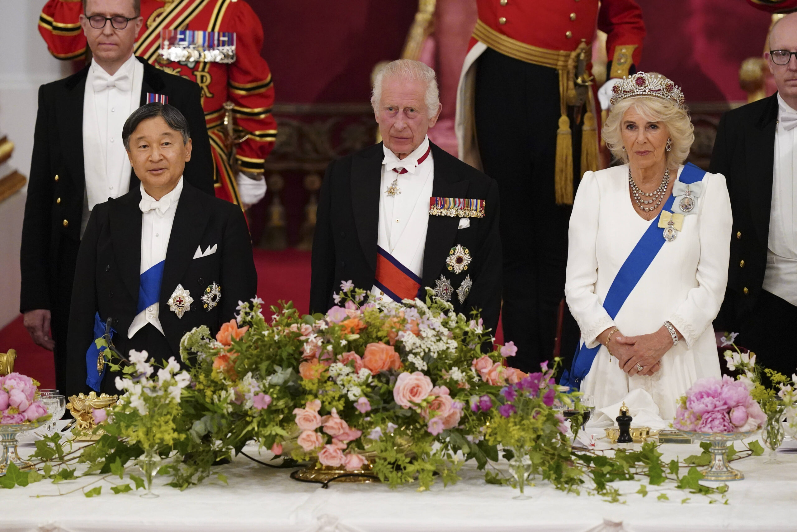 Staatsbankett japanische Royals