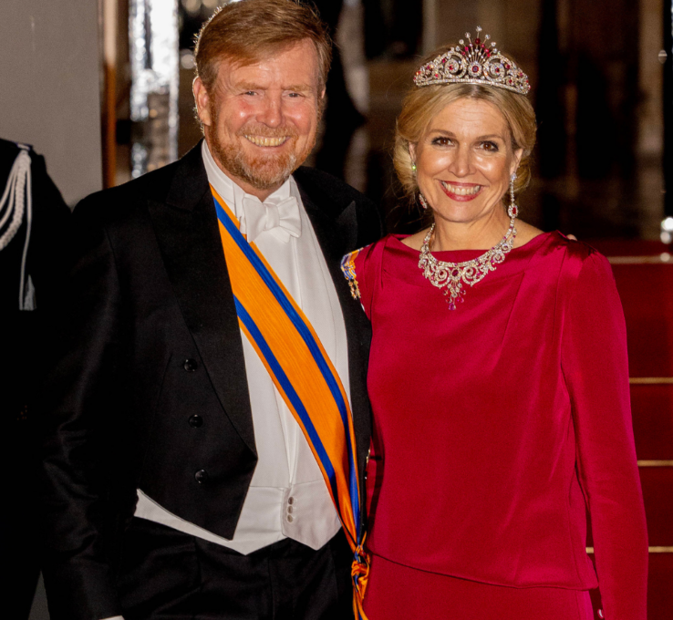 Königin Maxima beim Abendessen des Diplomatischen Corps