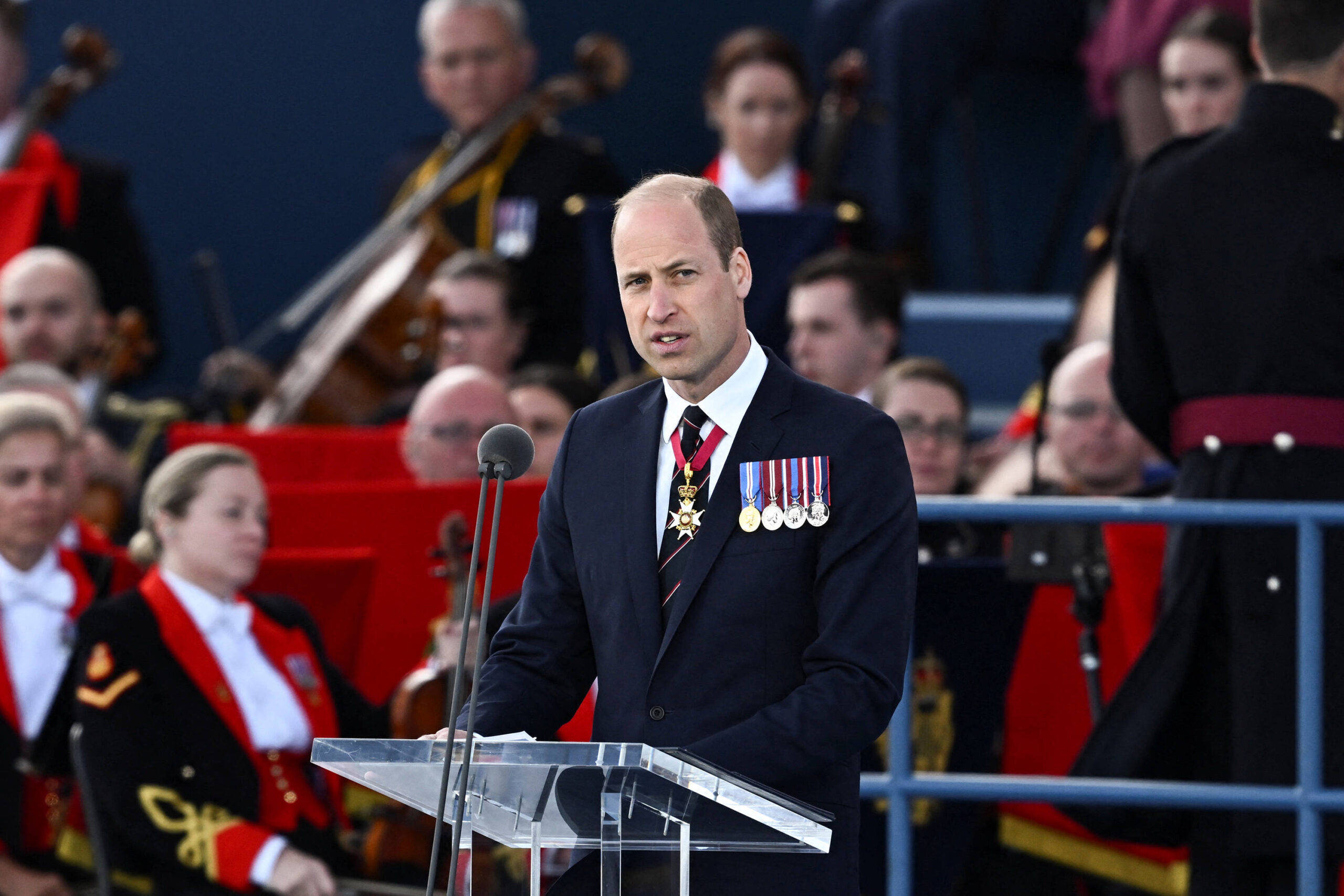 Prinz William hält Rede am D-Day