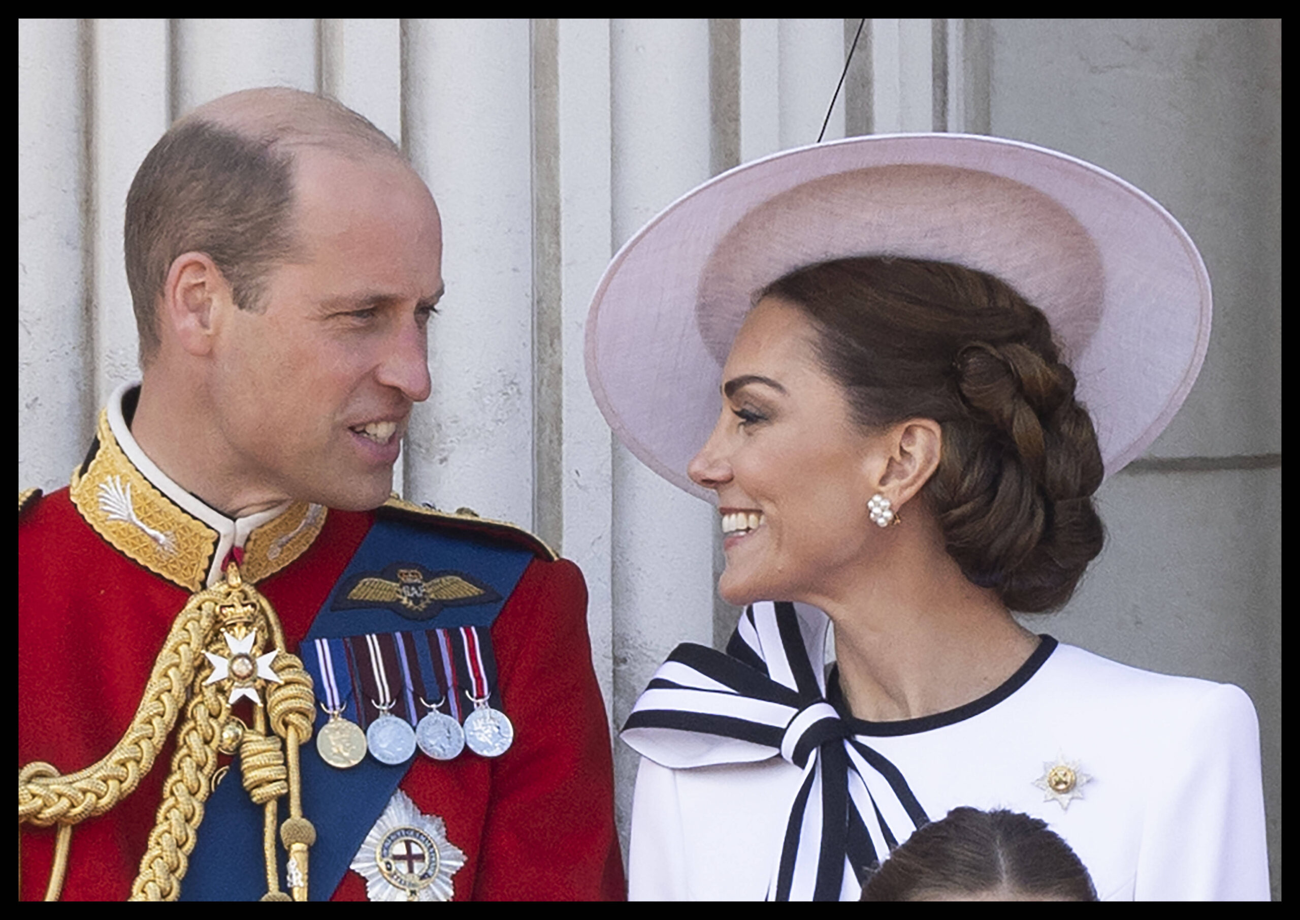 Prinzessin Kate und Prinz William bei Trooping the Colour 2024