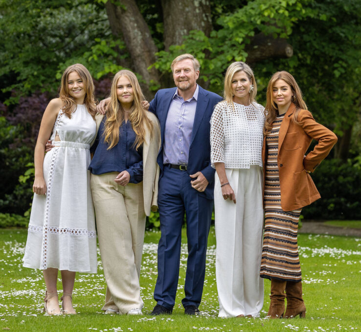 Die niederländischen Royals strahlen beim Fotoshooting