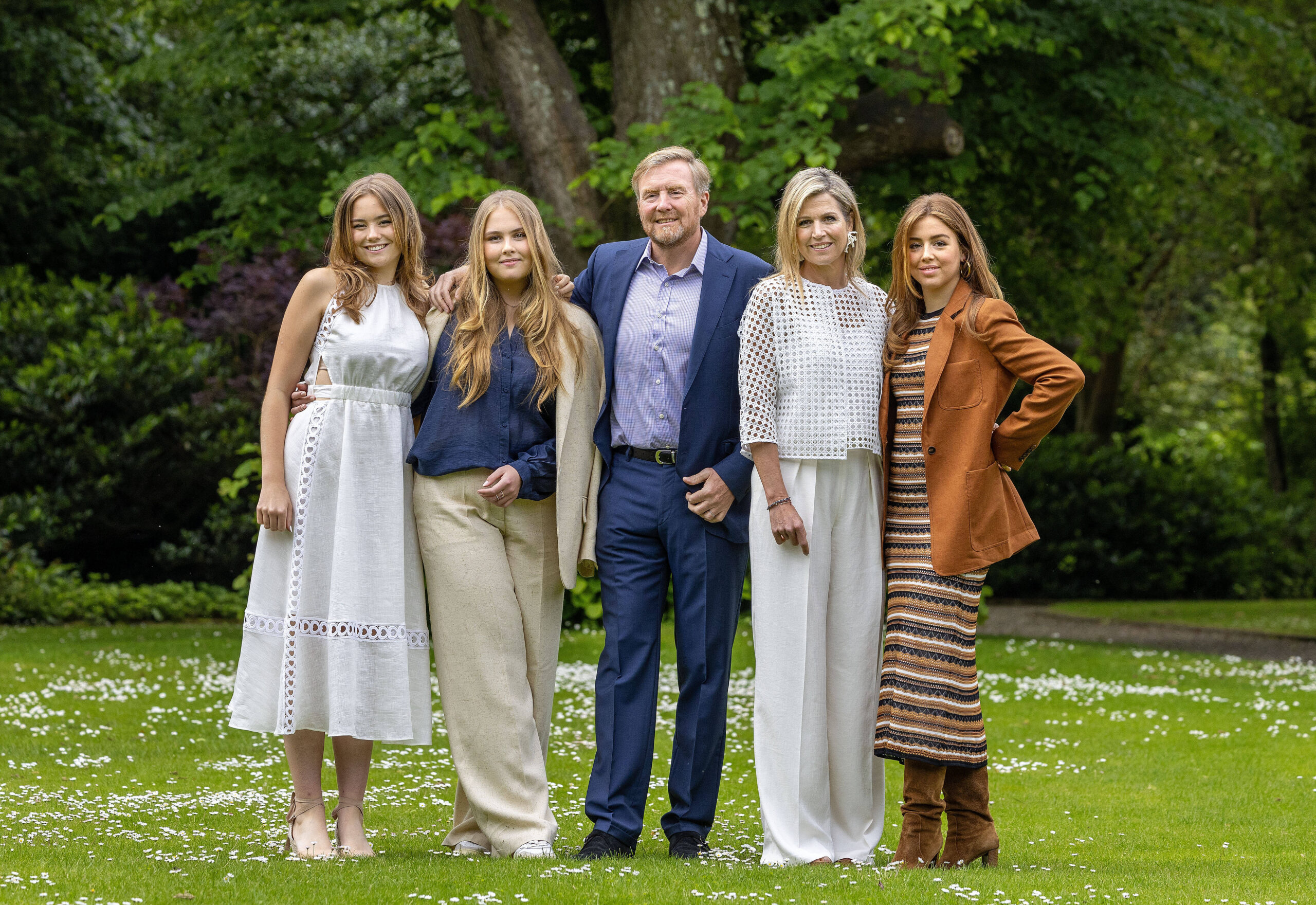 Die niederländischen Royals strahlen beim Fotoshooting