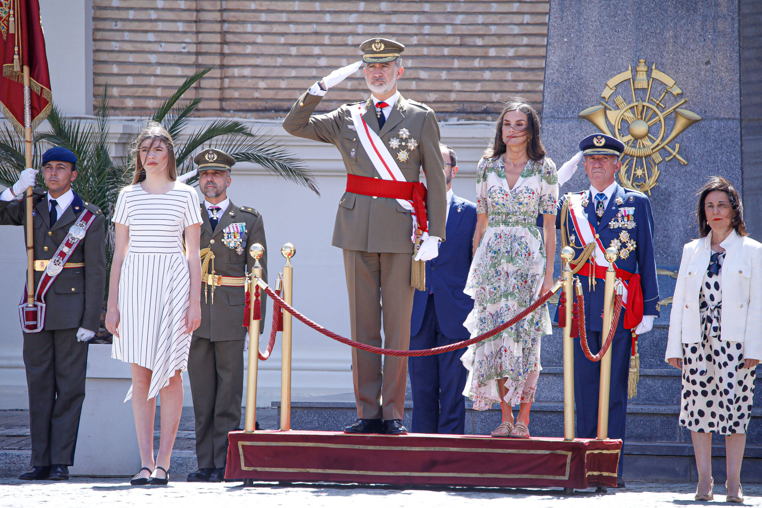 Infanta Sofia, König Felipe und Königin Letizia von Spanien