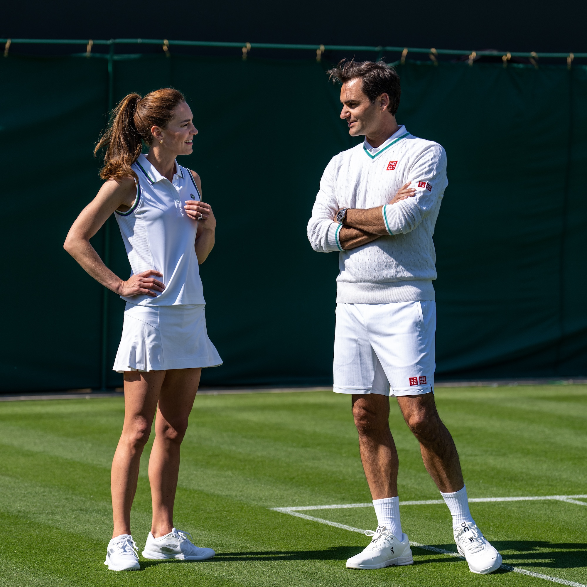 Prinzessin Kate und Roger Federer