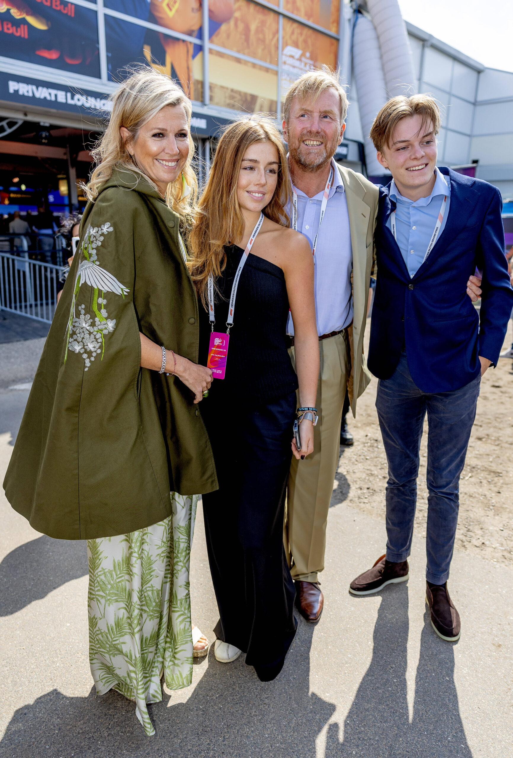 Die niederländischen Royals beim Grand-Prix von Zandvoort.