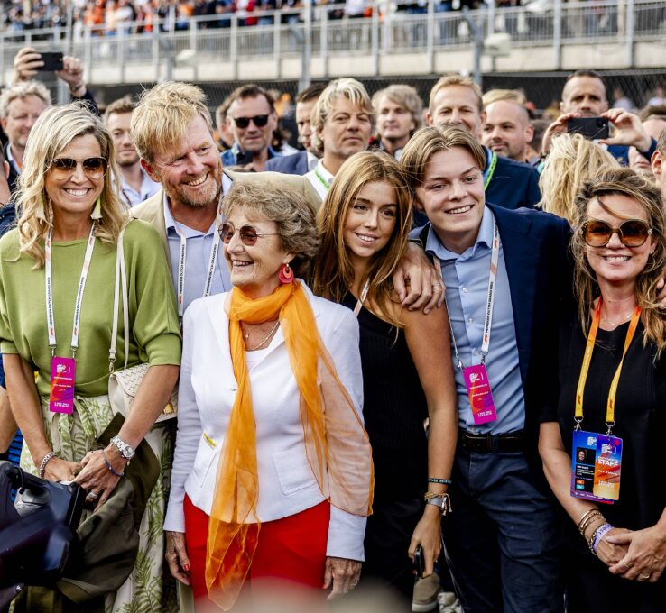 Die niederländische Königsfamilie besucht das Formel-1-Rennen von Zandvoort