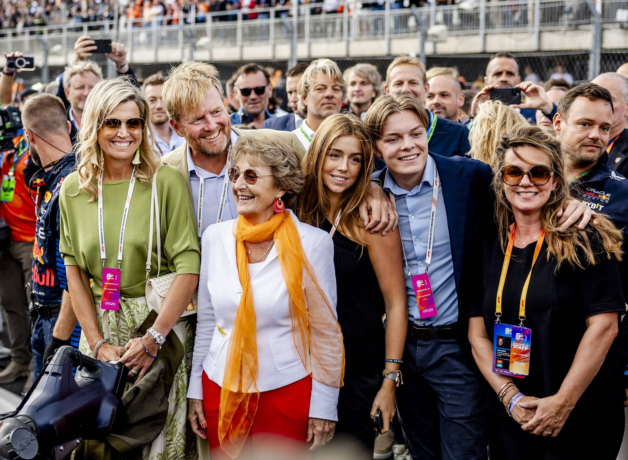 Die niederländischen Royals besuchen das Formel-1-Rennen von Zandvoort