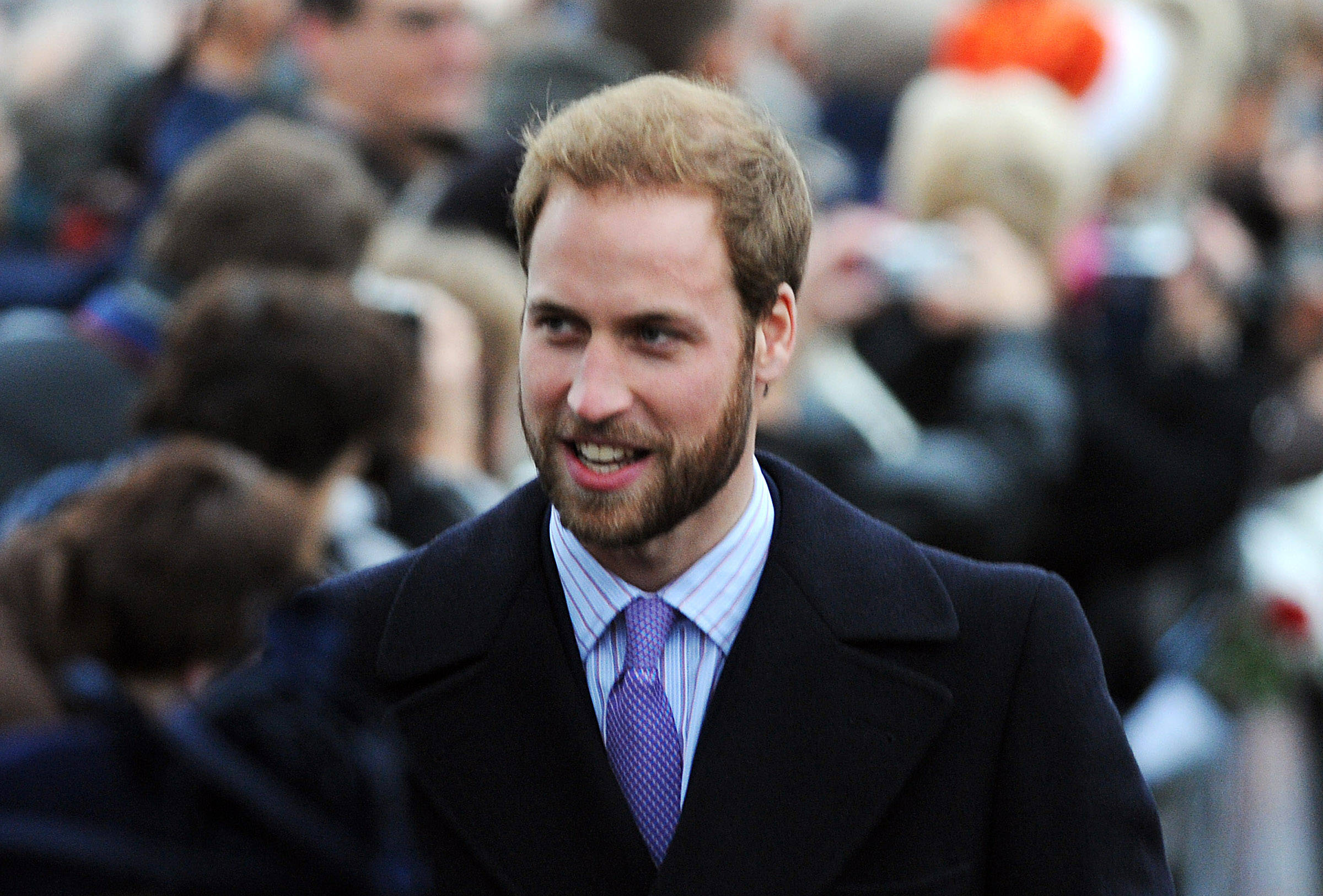 Prinz William mit Bart im Jahr 2008. © IMAGO / Avalon.Red