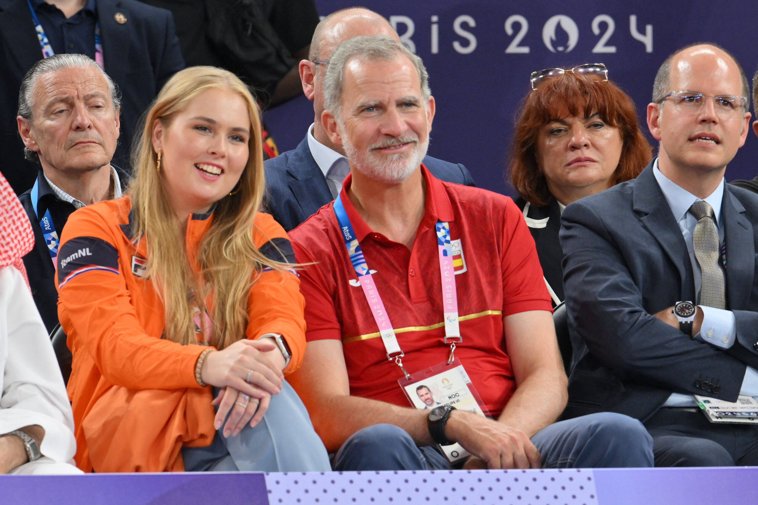 Prinzessin Amalia der Niederlande und König Felipe von Spanien bei den Olympischen Spielen