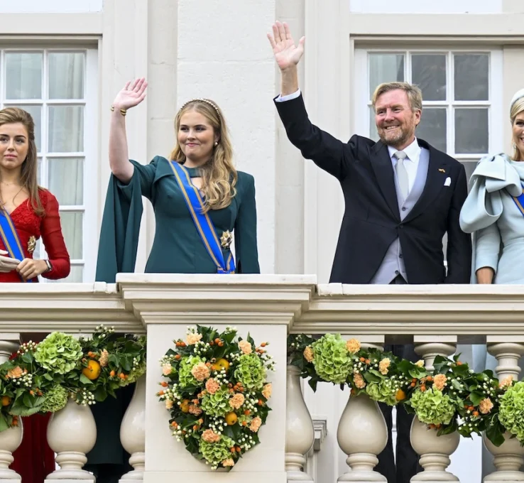 Maxima, Amalia, Alexia und Willem-Alexander beim Prinsjesdag 2024