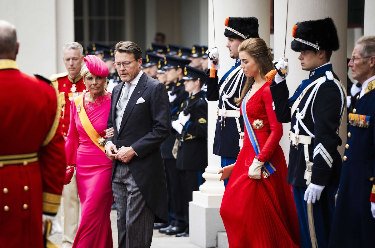 Prinzessin Laurentien mit ihrem Ehemann, Prinz Constantijn, und Nichte Prinzessin Alexia.