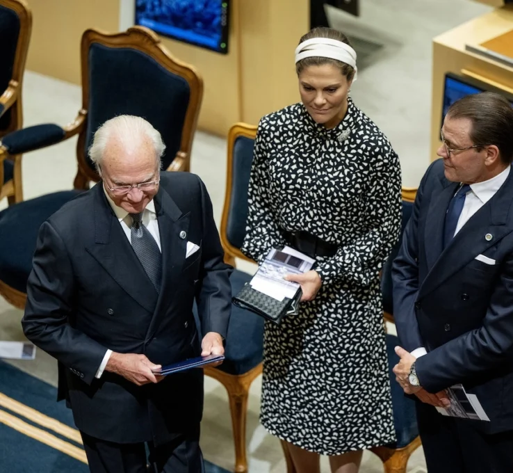 Die schwedischen Royals eröffnen das schwedische Parlament