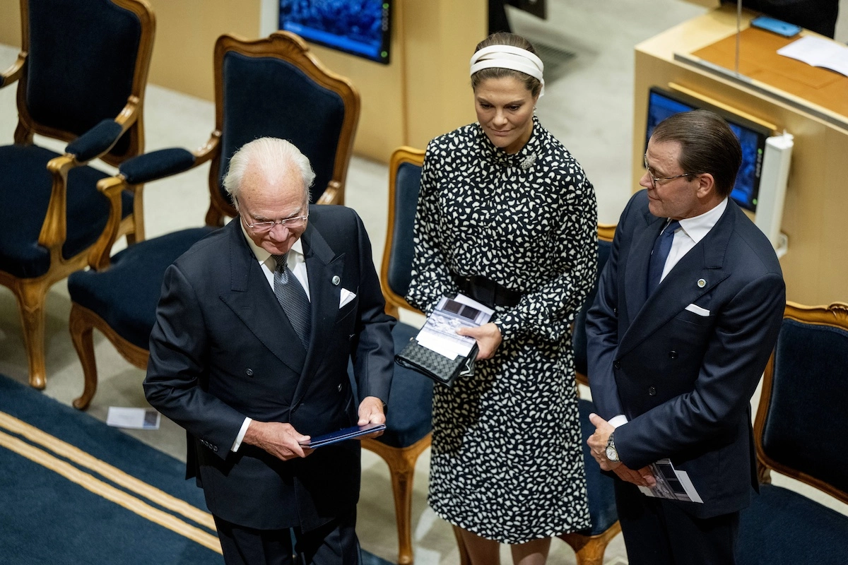 Die schwedischen Royals eröffnen das schwedische Parlament