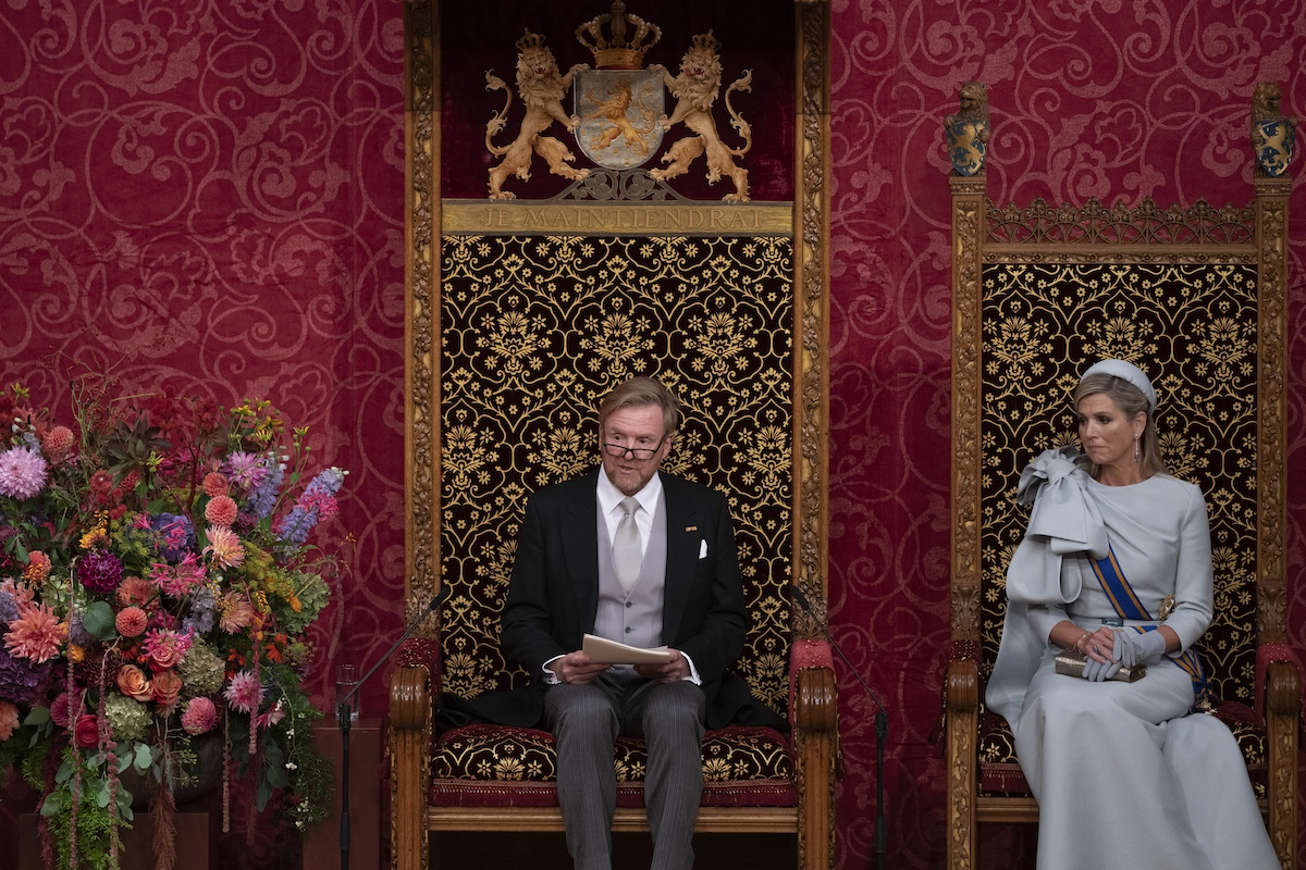 König Willem-Alexander hält die Thronrede am Prinsjesdag