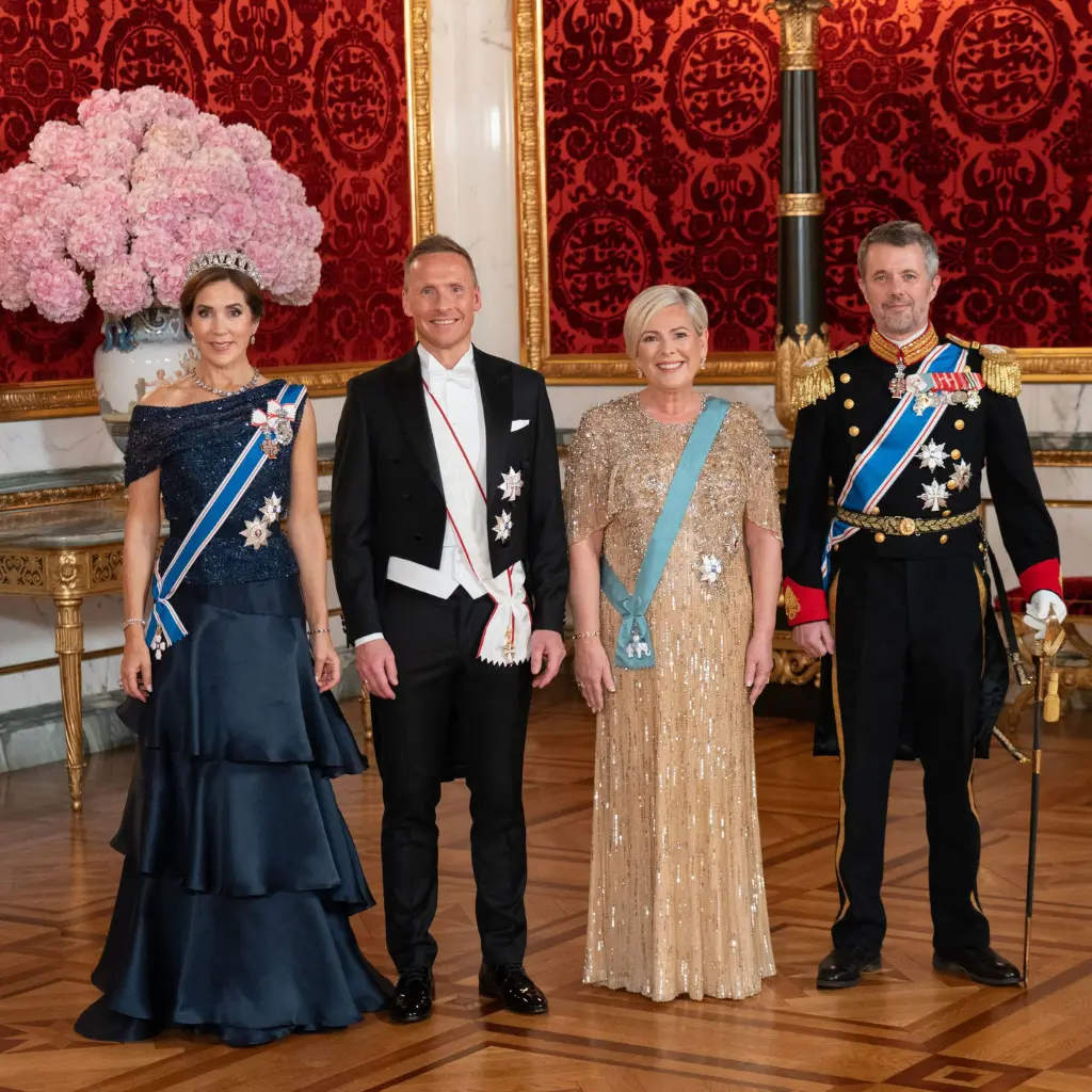 Königin Mary und König Frederik richten ein Gala-Dinner für die neue Präsidentin von Island aus