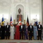 Die skandinavischen Royals mit Bundespräsident Steinmeier und First Lady Büdenbender