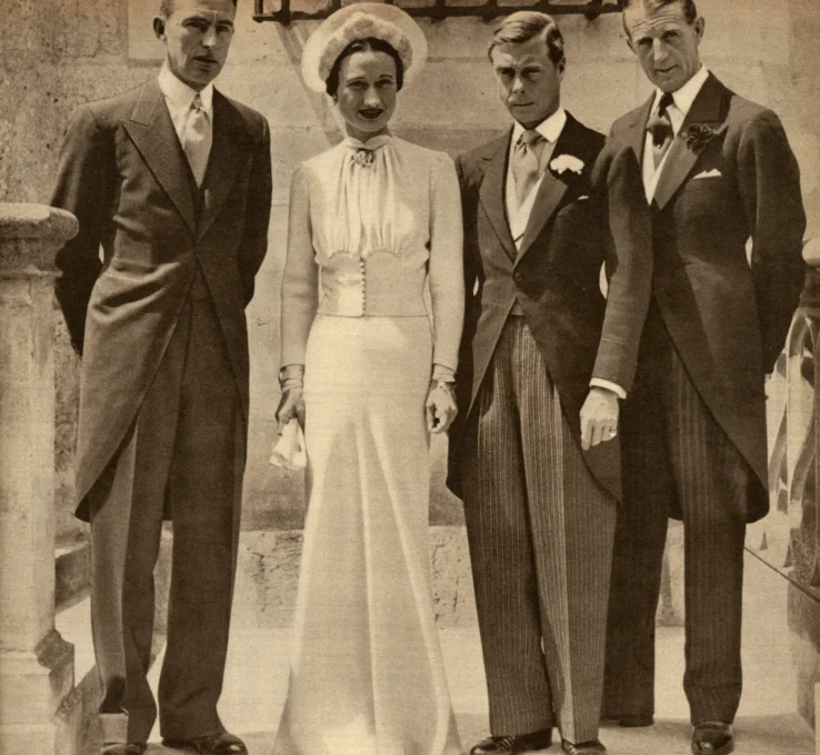 Herzog von Windsor heiratet Wallis Simpson in Frankreich Wallis Simpson