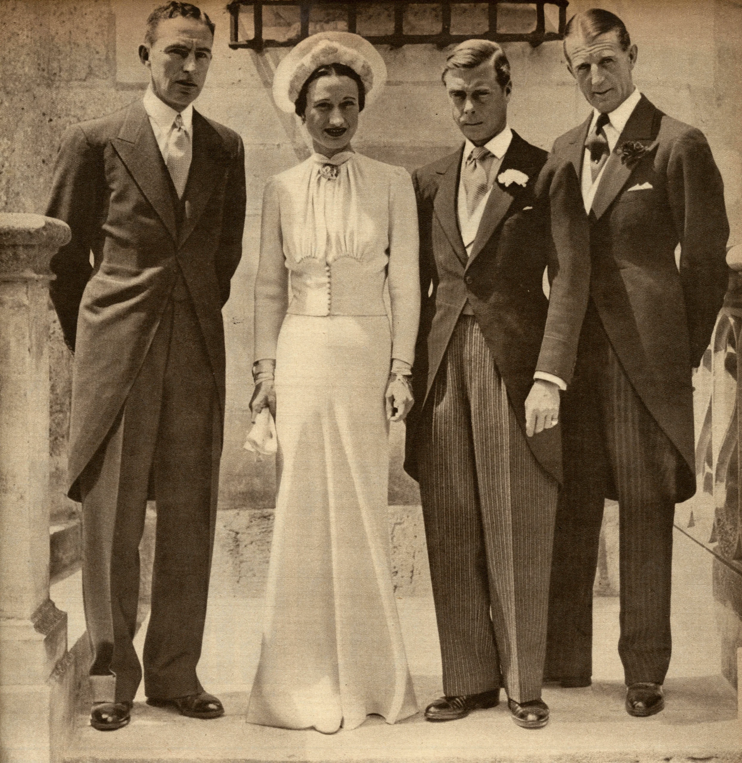 Herzog von Windsor heiratet Wallis Simpson in Frankreich Wallis Simpson