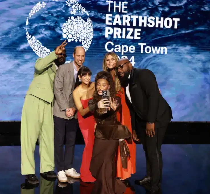 Prinz William und Heidi Klum bei der Earthshot Prize-Verleihung in Kapstadt