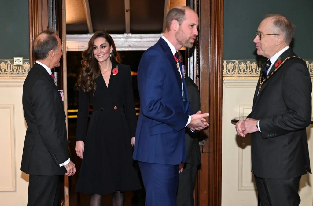 Prinz William und Prinzessin Kate bei ihrer Ankunft in der Royal Albert Hall.