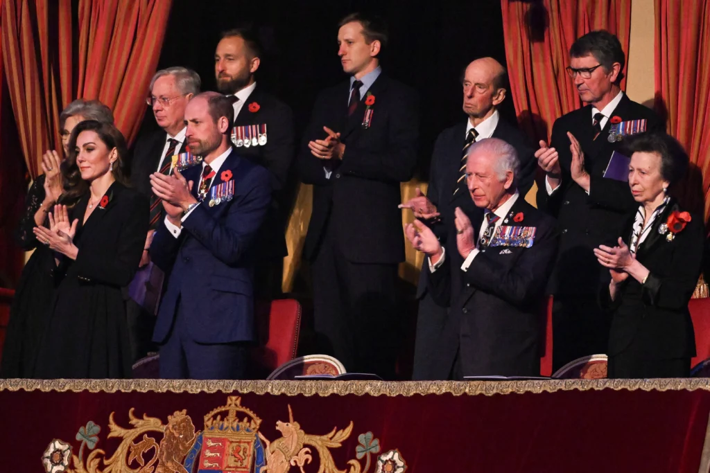 Die Königsfamilie beim Remembrance Day