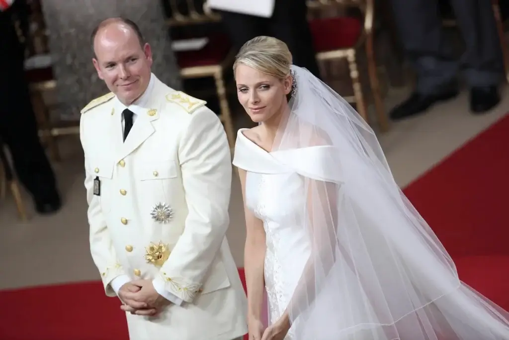 Fürstin Charlène trug bei der Hochzeit keine Tiara