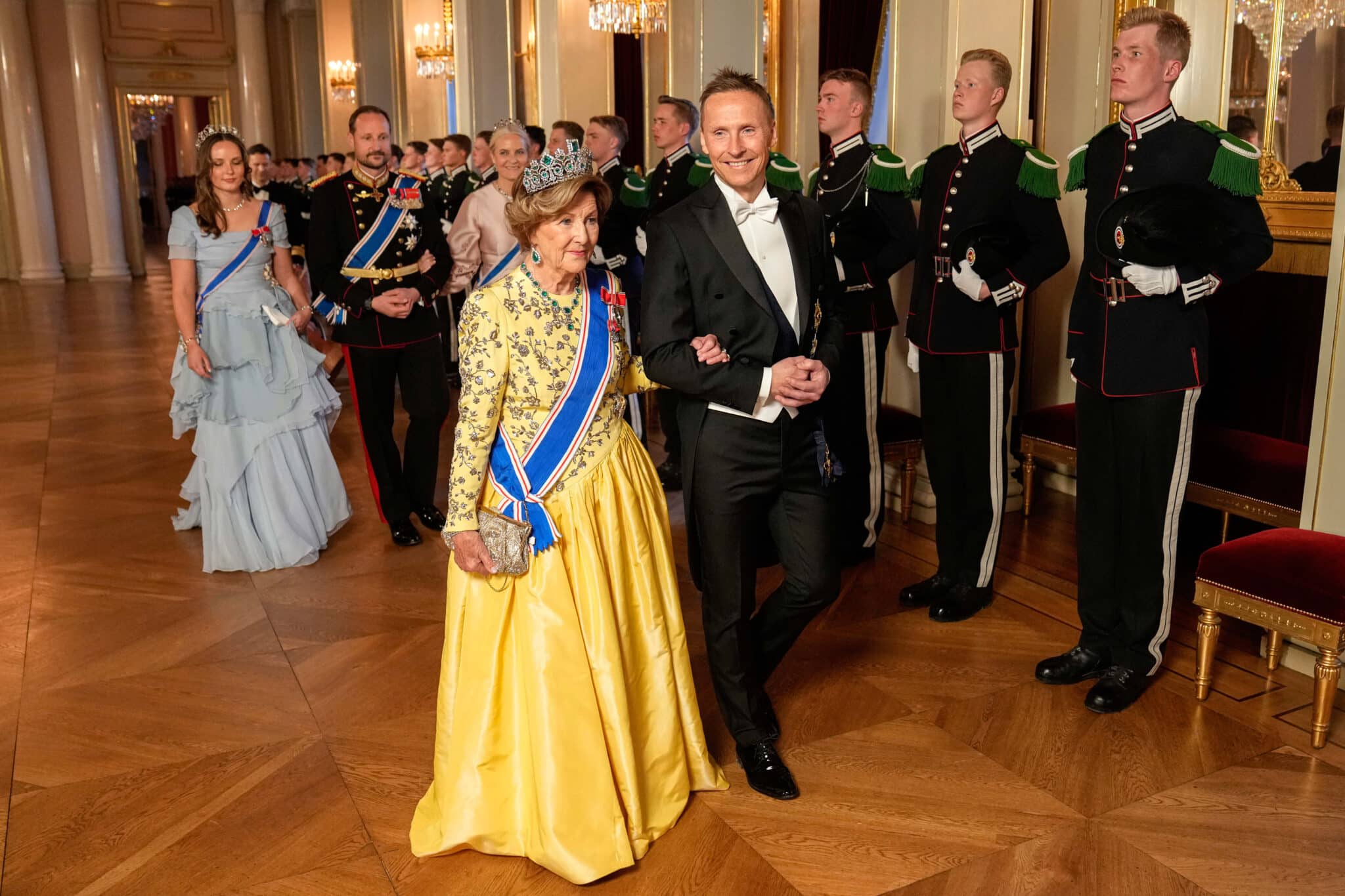 Die norwegischen Royals laden zum Gala-Dinner in den Palast