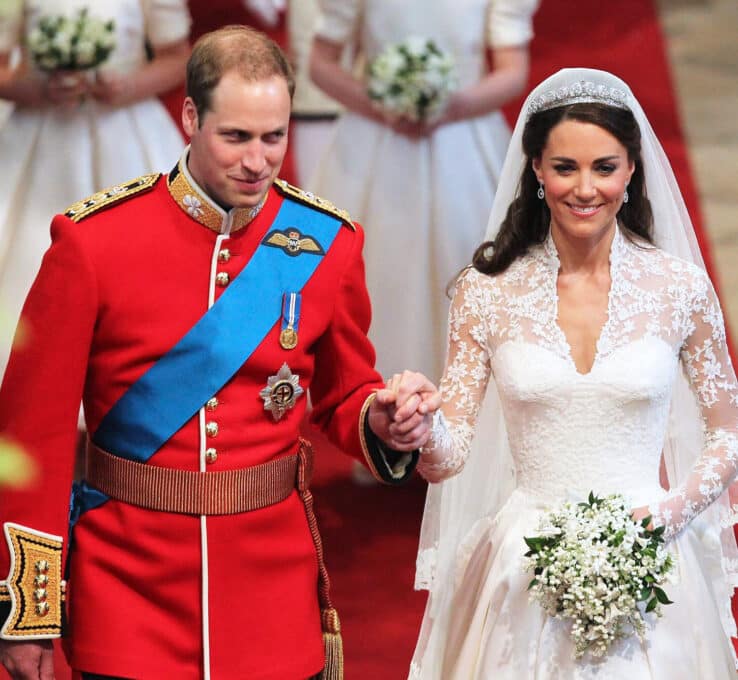 Prinz William und Prinzessin Kate bei ihrer Hochzeit am 29. April 2011